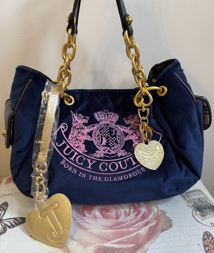 Juicy couture satchel navy - couture,
