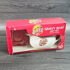 Bisto Gravy Boat Gift Set without Gravy Granules White Ceramic
