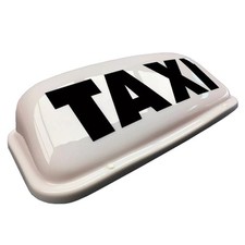 Taxi Roof Sign 18" White -