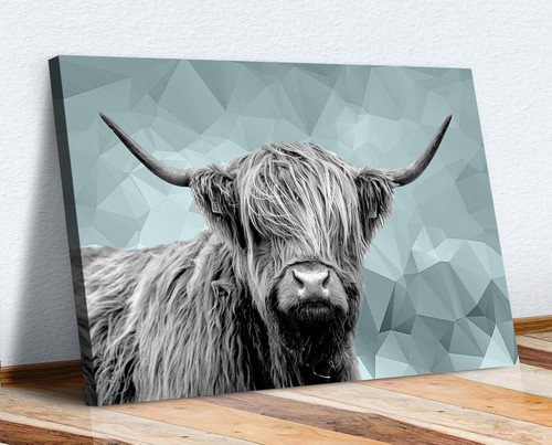 Canvasartshop highland cow - –,