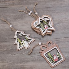  5 Pcs Festive Door Decoration Heart Tree Craft Mini Valentine's Day Ornaments