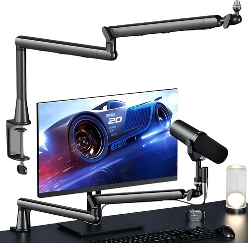 Microphone boom arm mic - microphone, arm,