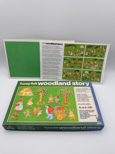 Fuzzy felt woodland story - woodland,