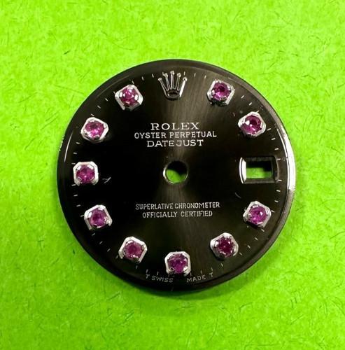Rolex datejust black charcoal - rolex,