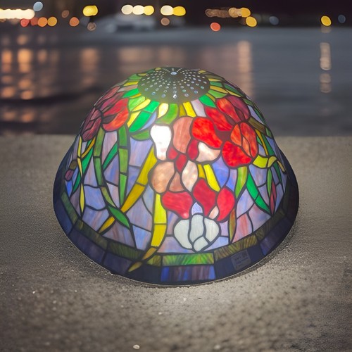 Tiffany style stained - 21”,
