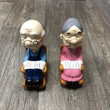 Vintage Old Man and Women In