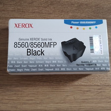 GENUINE XEROX Phaser 8560 8560MFP Black Solid Ink 108R00726 Brand New VAT Inc