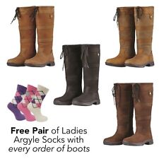 Dublin River Boots Waterproof Country Horse Riding Boot Reg Wide & X Wide Calf