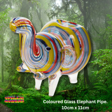Handmade Glass Elephant Pipe