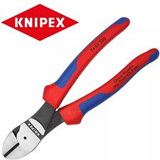 Knipex High Leverage Side Cutting Pliers 200mm 8" Heavy Duty Cutters 74 02 200  