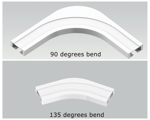 135 degree arc track - degree, for