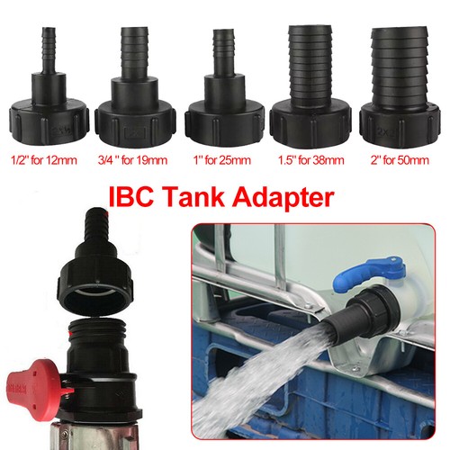 1000l ibc 12mm to - 1/2'', 2''