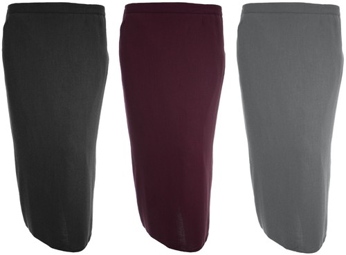 Long pencil skirt with - pencil, lining