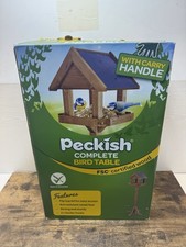 Peckish Complete Bird Table - FSC Wooden - Dark Brown. 1.47m - Missing Part