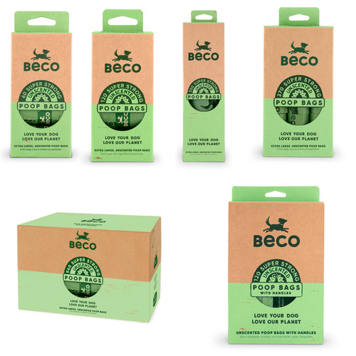 Beco dog poop bags - dog,