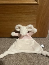 Jellycat Daisy Mouse Soother ~ Pink Gingham Soft Toy Comforter