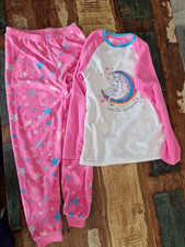 Pyjamas Girls Age 9-10 Primark Fleece