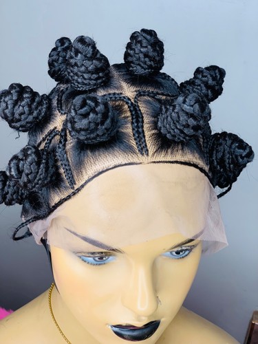 Bantu knot wig full lace - wig,