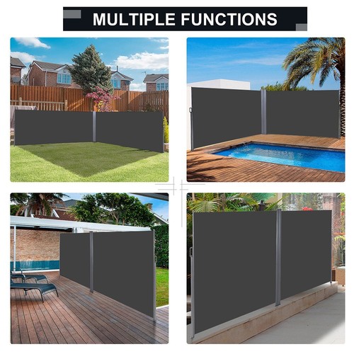 Side awning windbreaker garden - awning,