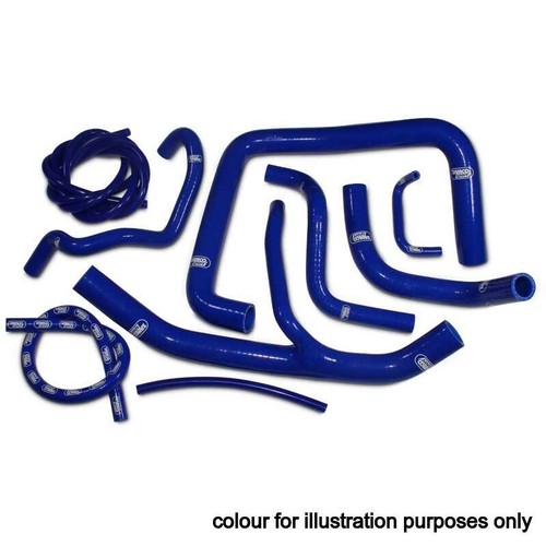 Orange camo rad hoses - orange,