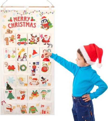 Christmas fabric advent - fabric,