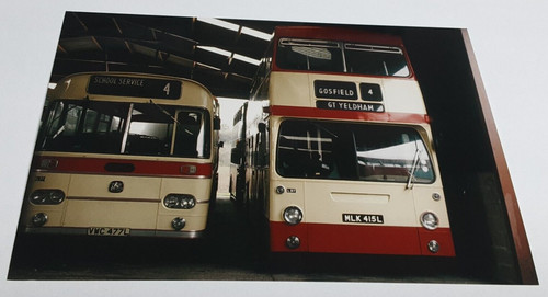 Colour bus photograph - colour,