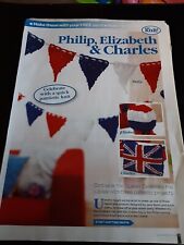 3 Knitting Patterns for Patriotic Bunting, Hat & Toy, Britannia Hat & Cardigan