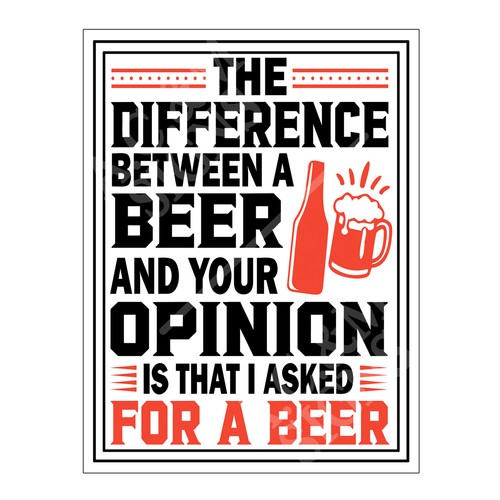 Man cave asked for beer - asked,
