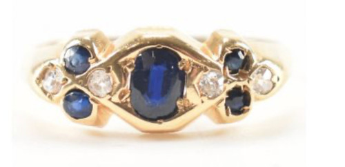 Antique edwardian 18ct gold - antique,