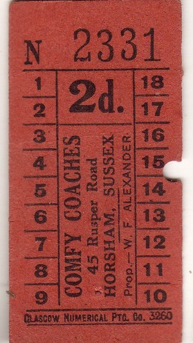 Bus tram ticket - tram,