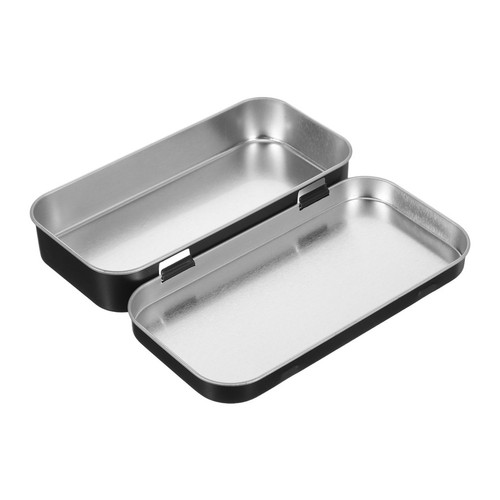 Small rectangular hinged tin - small,