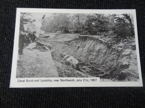 Canal burst and landslip - landslip, near