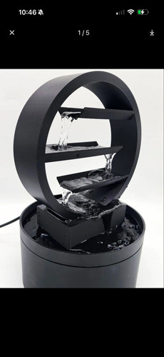 Black circular tabletop - black,