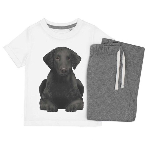 Curly coated retriever - 'curly, kids
