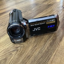 Vintage JVC Everio Compact Digital Camcorder Retro Camera Dual SD HD 20x Zoom