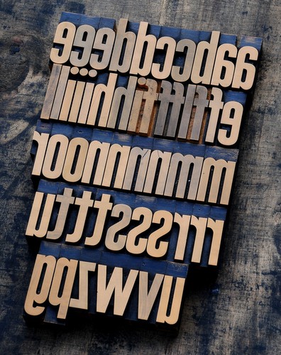 Letterpress printing blocks - printing,