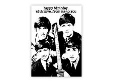 The Beatles birthday card