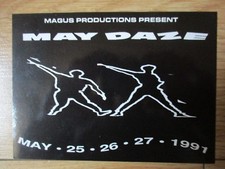 May Daze May 91 @ Campbell Park Milton Keynes (Mint) A6 Rave Flyer