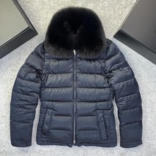 Prada Ladies Puffer Coat Real Fur - Size 40 (S) UK 6/8