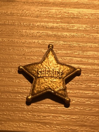 Woody doll sheriff badge - woody,