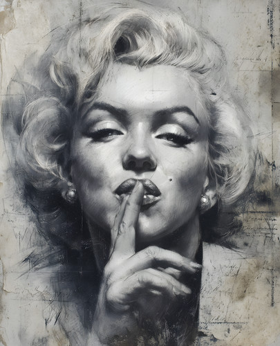 Marilyn monroe close - marilyn, with
