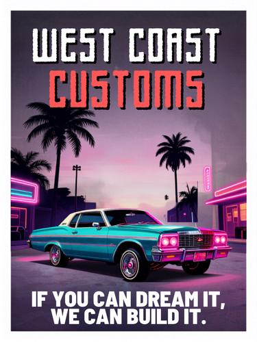 Gta west coast customs - west, wall