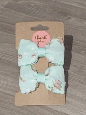 Handmade Mint Green Grosgrain