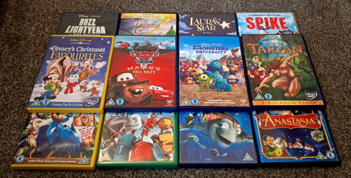 12x kids children dvd - dvd, bundle