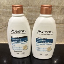 Aveeno Smoothing Rosewater and Chamomile (Frizzy&flyaway) Shampoo & Conditioner