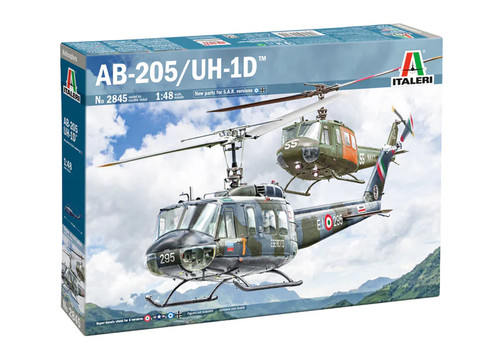 Italeri 205 uh - /, uh-1d