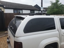 White VW Amarok 2010-22 Hardtop Truckman Top Grand Canopy Tonneau Can Deliver