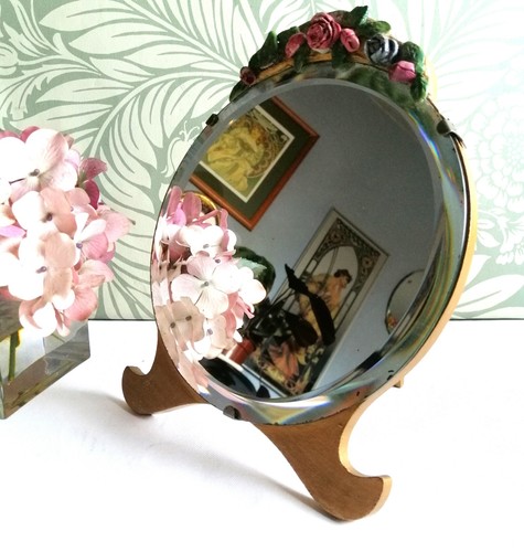 Vintage 1930s barbola bevelled - vintage,
