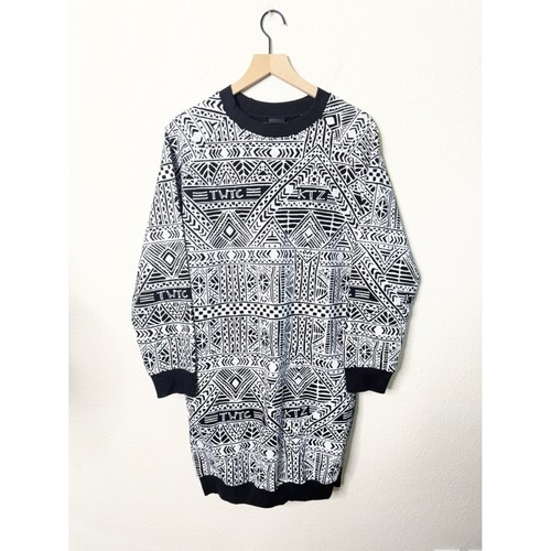 Ktz printed sweater dress - ktz,