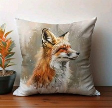 Beautiful Fox Print Cushion